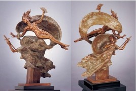 Liberty and Sacrifice Bronze Sculpture by Frederick Hart