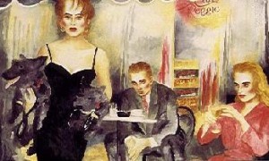 "Cafe Reggio" Serigraph by Joanna Zjawinska