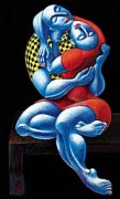 "The Hug" Serigraph on Paper by Yuroz