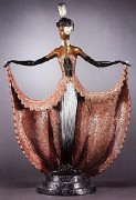 "Cabaret" Bronze Sculpture by Erte