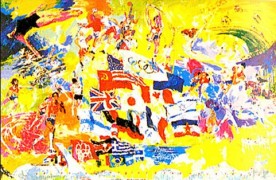 "Montreal 76" Serigraph by LeRoy Neiman