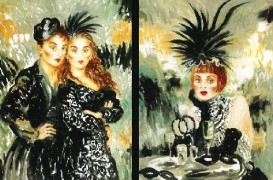 Moulin Rouge Suite  Serigraphs on Canvas by Joanna Zjawinska
