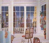 "Madison Square" Serigraph by Thomas McKnight