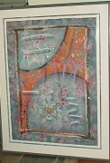 "Soft Spoken Stranger" Original Acrylic on Paper by Mark Erickson