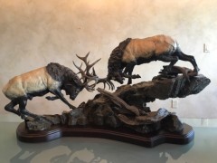 Primitive Force Bronze sculpture by Lorenzo Ghiglieri