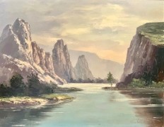 "Untitled" Original Oil on Canvas by Marshall Merritt