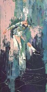 "Winter Olympics, Skating Lake Placid 1980" Serigraph by LeRoy Neiman