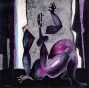 "On Stage" Limited Edition Acryligraph by Byron Galvez