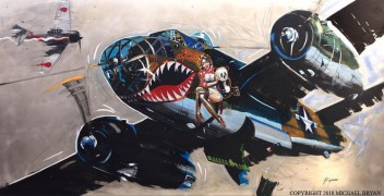 Panda Express - North American B25 Mitchell by Michael Bryan