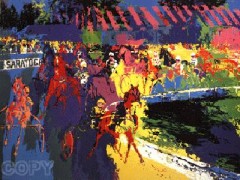 "Saratoga" Serigraph by LeRoy Neiman