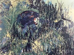 "Black Panther" Serigraph by LeRoy Neiman