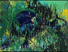 Black Panther Serigraph by LeRoy Neiman