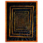 "Green Cat in Uleaborg Findland Subway" Mixed-Media Pigment Print on Archival Canvas by Dr. Seuss