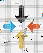 "Vous etes Ici" pigment print on canvas by Philippe Bertho