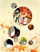 "La Dame en Rose" pigment print on canvas by Philippe Bertho