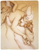 "Savitri" Hand-Pulled Stone Lithograph by Michael Parkes