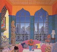 "Turtle Bay: Serigraph by Thomas McKnight