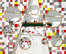 "Inside Hopper" hand-signed archival pigment print on canvas by Philippe Bertho