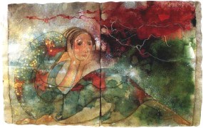 "Candor" Original Embellished Multiple Print by Orlando AB