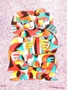 "Enigma" Seriolithograph in Color on Wove Paper by Anatole Krasnyansky