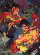 "Ali - Forman Zaire" Serigraph by Leroy Neiman