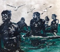 "Next Set" Original Hand Cut and worked Aluminum by Michael Bryan