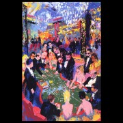 "Baccarrat" Serigraph on Paper by LeRoy Neiman