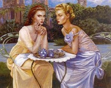 "Moments Hand-Embellished Serigraph by Colleen Ross