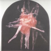 "Grand Saute" Mezzotint from the Large Dance Suite by G H. Rothe