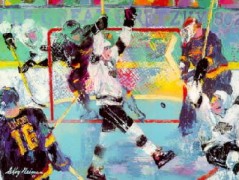 Gretzky's Goal Serigraph by LeRoy Neiman