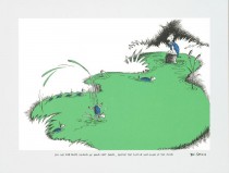 "On The Faraway Island of Salamasond, Yertle the Turtle Was King of the Pond" Lithograph on Somerset Paper by Dr. Seuss