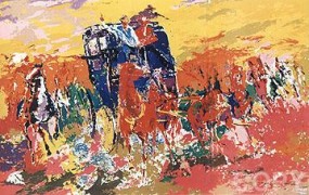 "Homage to Remington" Serigraph by LeRoy Neiman