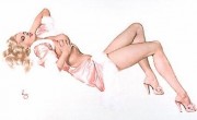 Legacy Nude #1, "Sleeping Beauty" Lithograph/Arches by Alberto Vargas