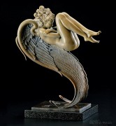 "Angel of August" Bronze Sculpture by Michael Parkes
