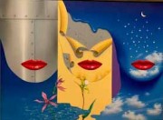 "Three Faces" Original Acrylic on Canvas by Rick Garcia