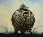 "Millennium Watchman" Giclee on Canvas by Vladimir Kush