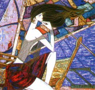 “Distant Dreams” Serigraph by Ting Shao Kuang