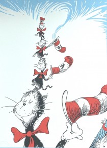 "Little Cats, B, C and A" Serigraph on Coventry Rag Paper by Dr. Seuss