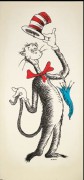 "Ted's Cat" 50th Anniversary Cat In The Hat, Serigraph by Dr. Seuss