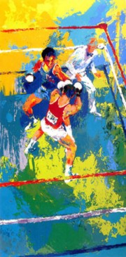 "Olympic Boxing" Serigraph by LeRoy Neiman