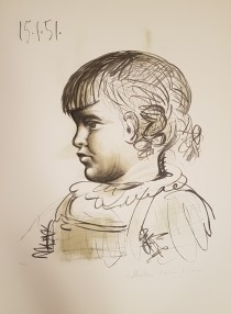 "Portrait D'enfant" (Child Portrait) lithograph by Pablo Picasso