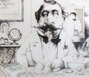 "Plastic Surgeon" Limited Edition Etching by Charles Bragg