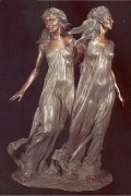 "Daughters of Odessa - Sisters" Bronze Sculpture by Frederick Hart