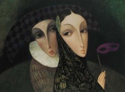 "Masquerade" Giclee on Canvas by Sergey Smirnov
