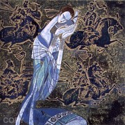 "Messenger" Serigraph by Ting Shao Kuang