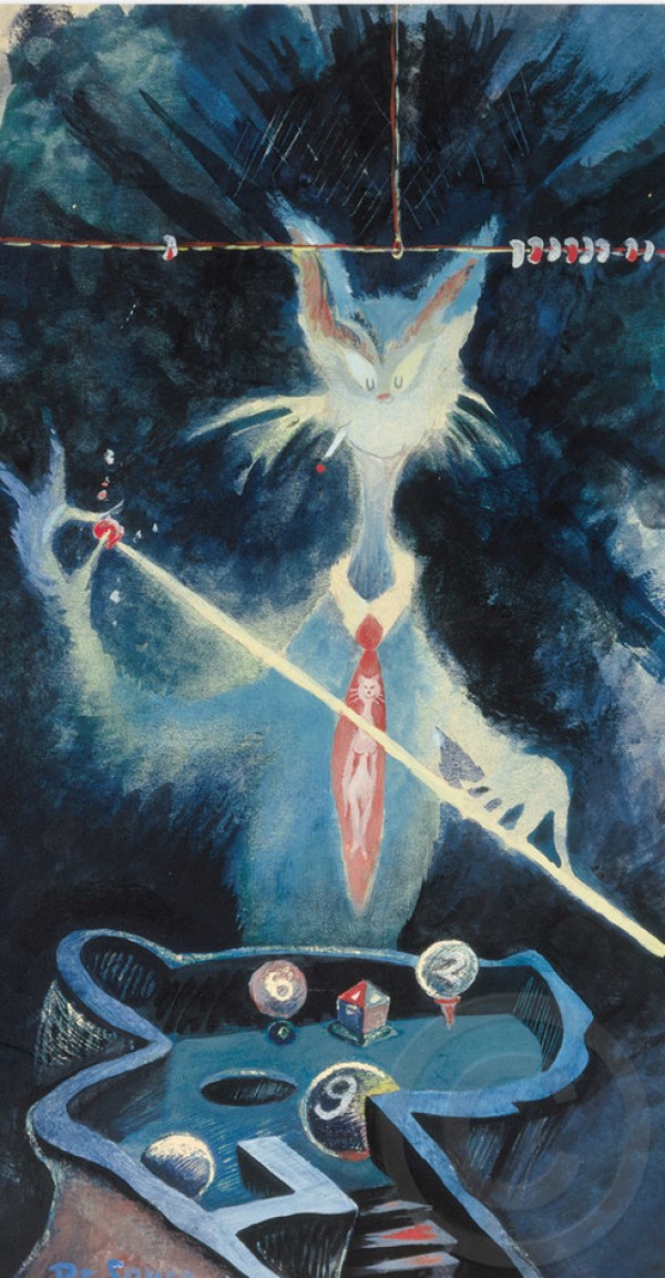 "Cat From The Wrong Side Of The Tracks" Serigraph on Archival Panel by Dr. Seuss