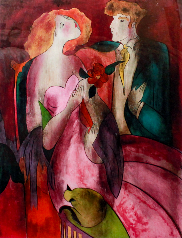 Robe du Soir serigraph by Linda LeKinff