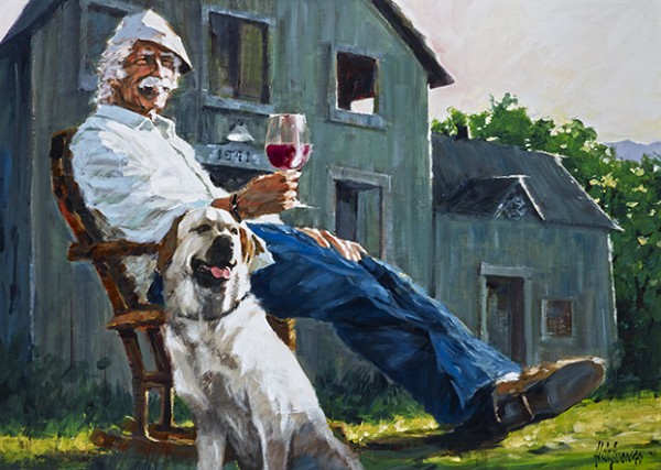 "Country Friends" Giclee on Canvas by Aldo Luongo