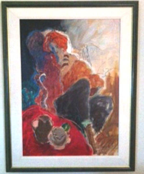 "Chantal" Framed Original Oil/Canvas by Roy Fairchild