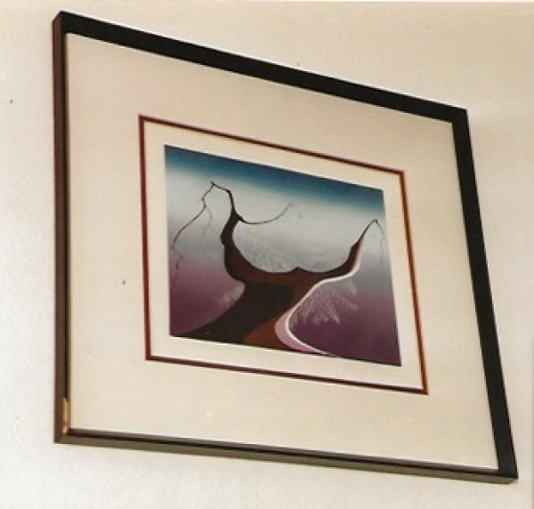 "Desert Tree" Serigraph by Eyvind Earle
